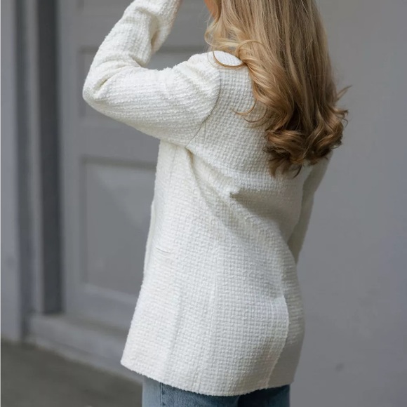 Anine Bing Boucle Jasmine Blazer Size Small - Picture 7 of 12
